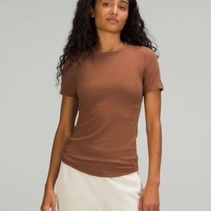 Lululemon Hold Tight Short Sleeve Shirt (Roasted Brown)